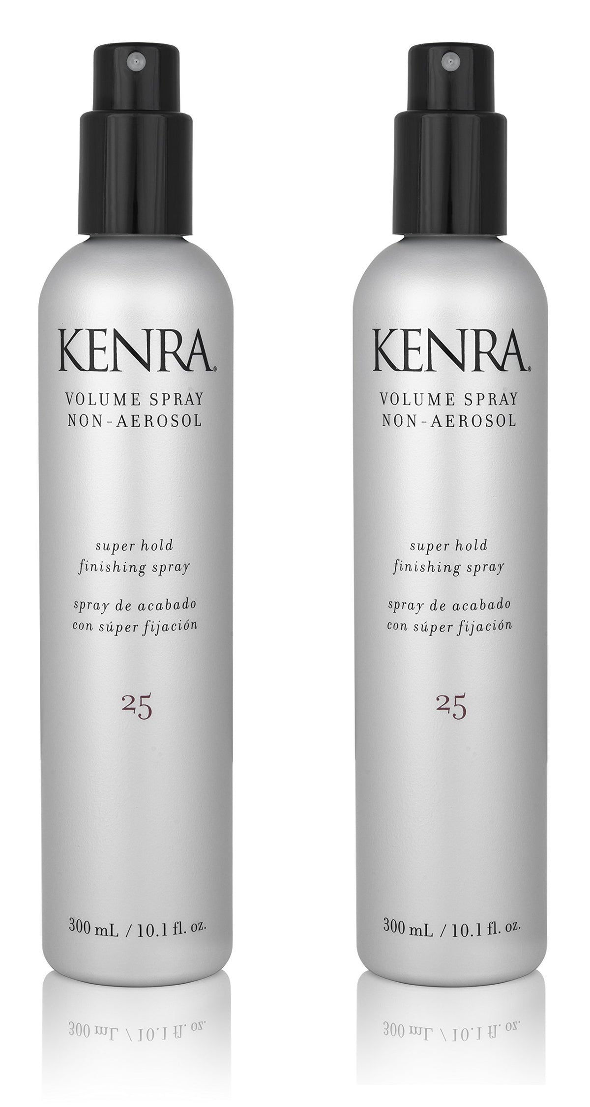 Kenra Volume Spray 25 bottle front view with strong hold and high shine for day-long styles.