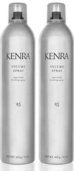 Kenra Volume Spray 25 bottle front view highlighting dual-pack for maximum volume