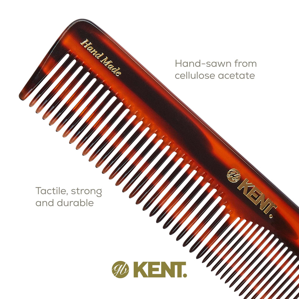 Large Kent dresser-size comb for daily care in the shower and beyond.