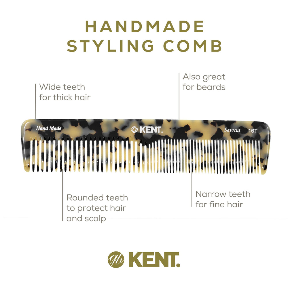 Kent 16T TW cellulose acetate handle highlights premium, plant-based material.