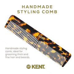 Kent 16T TY hand-polished teeth glide smoothly and reduce tugging during styling.