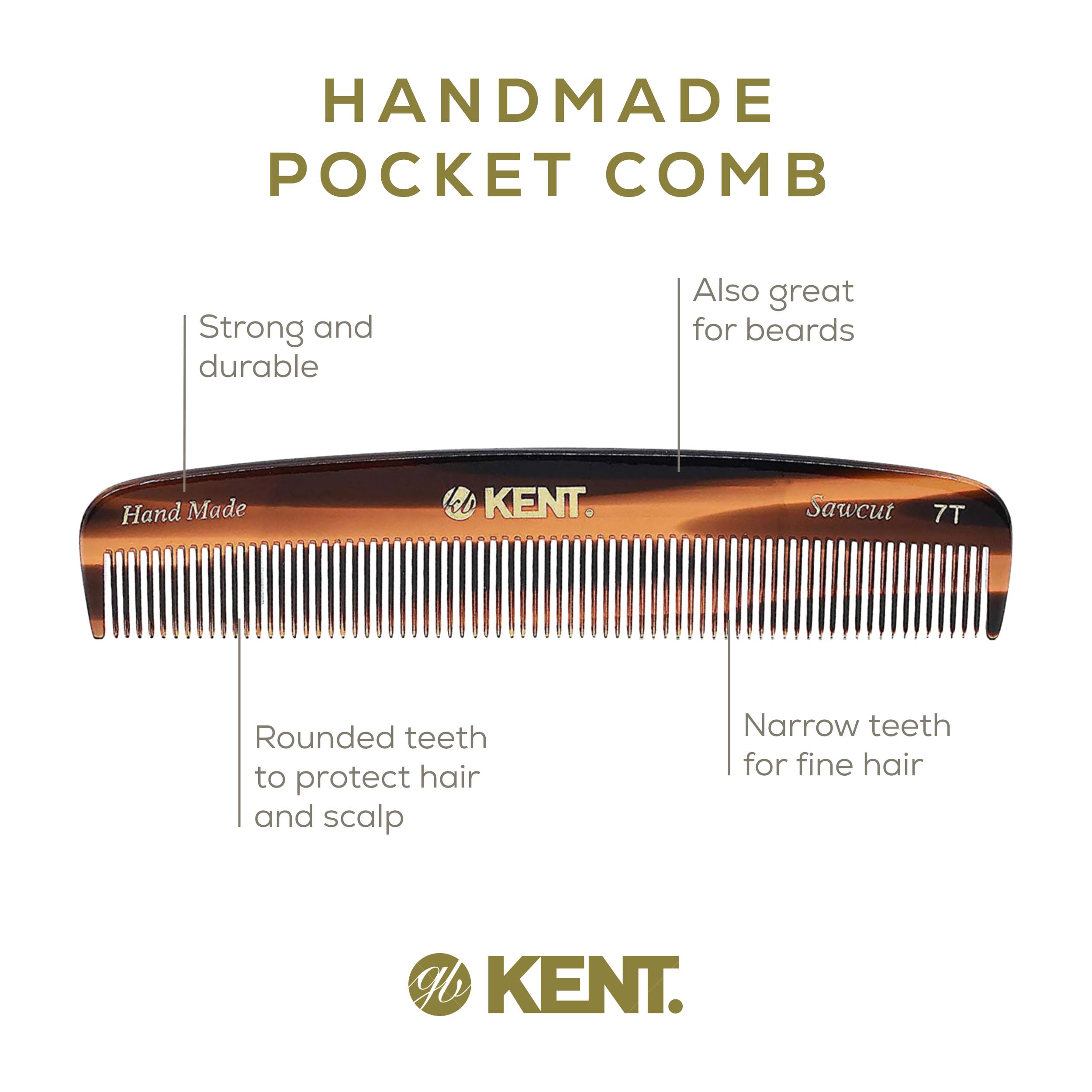 Kent 7T hand-polished finish showcases luxury grooming tool aesthetics.
