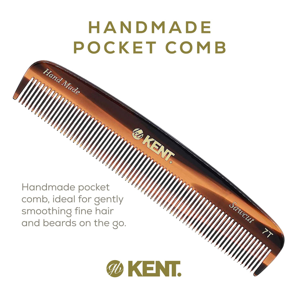 Kent 7T saw-cut cellulose acetate highlights premium durability.