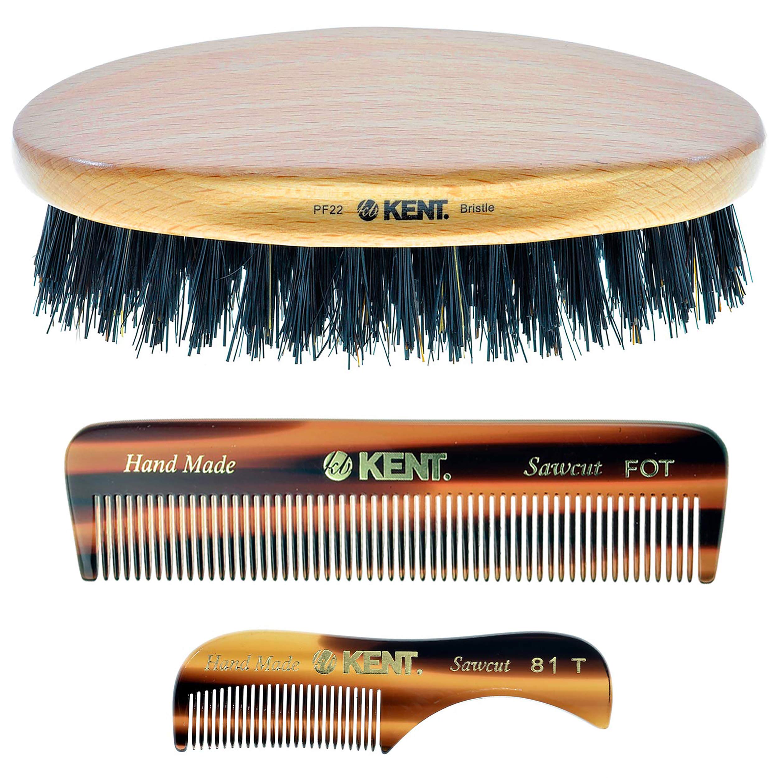 Kent 81T small beard comb for portable precise grooming on the go.
