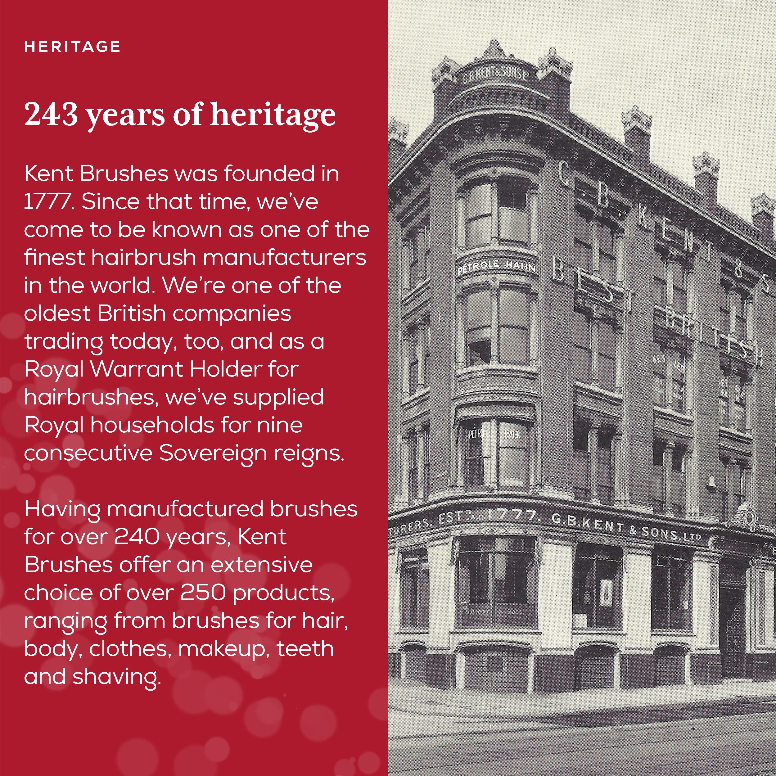 Kent BRD6 England-made craftsmanship and heritage of quality.