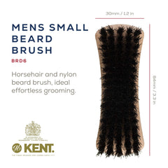 Kent BRD6 natural boar bristles distribute oils for shine.