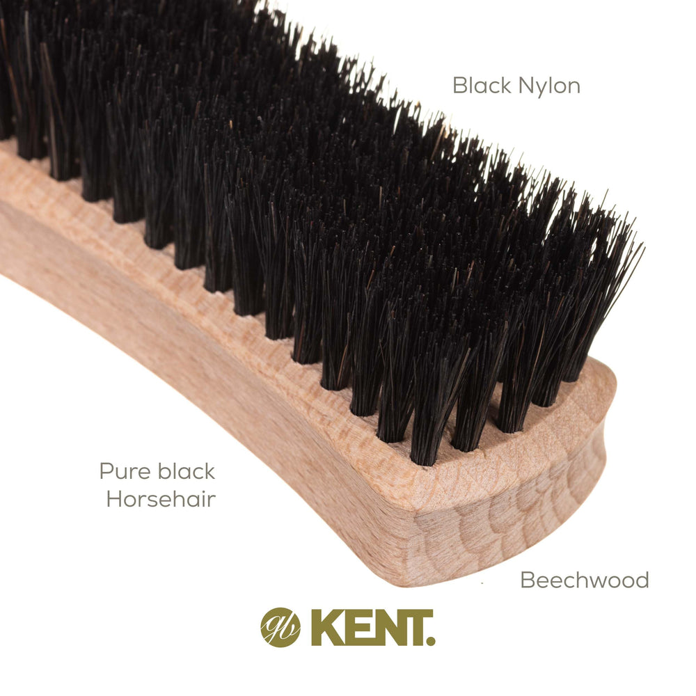 Kent BRD6 boar bristles exfoliate skin and tame flyaways.
