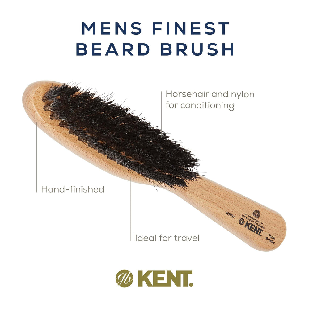 Kent BRD7 bristles reach follicle base for thorough shaping.