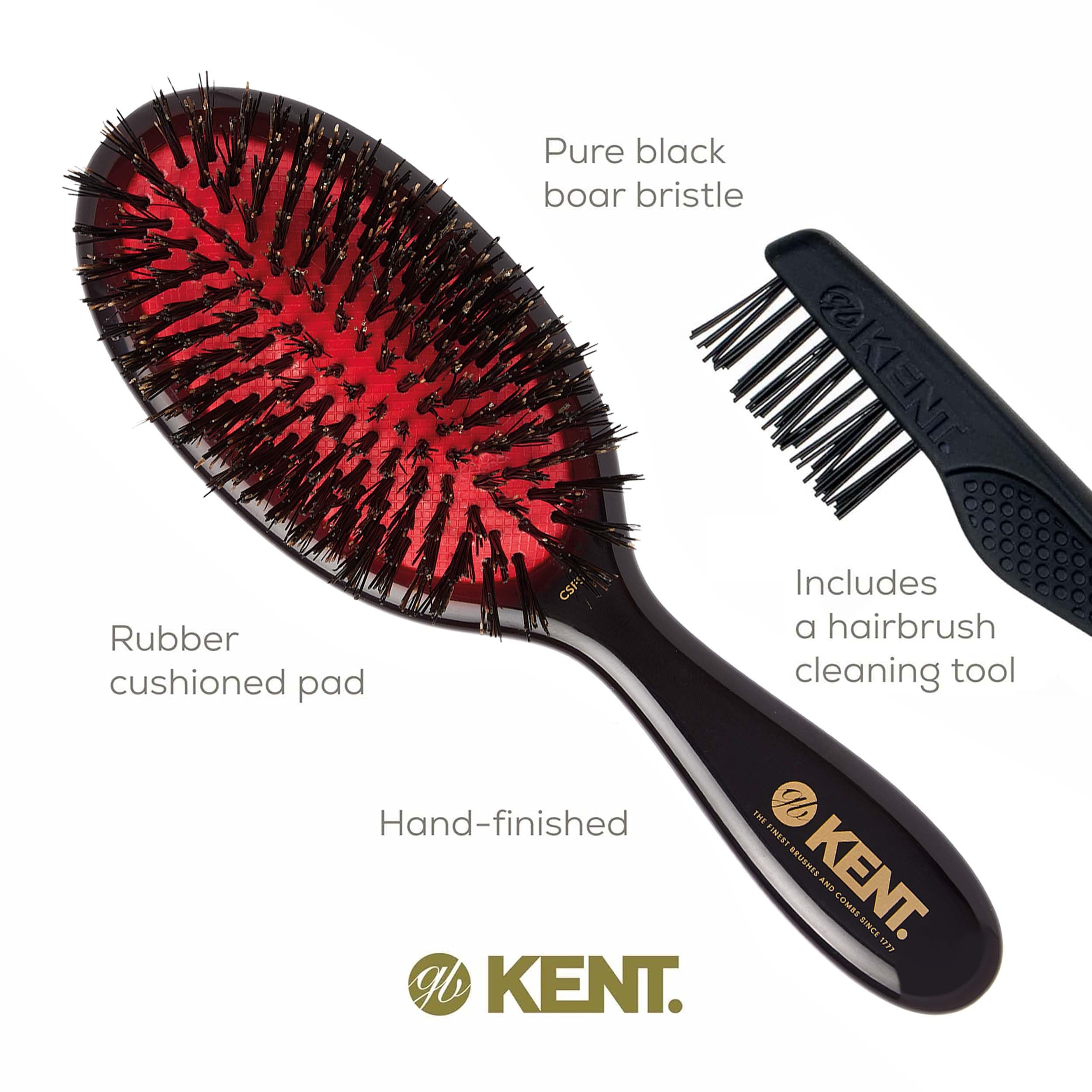Wet and dry use versatility of Kent CSFS Shine detangler