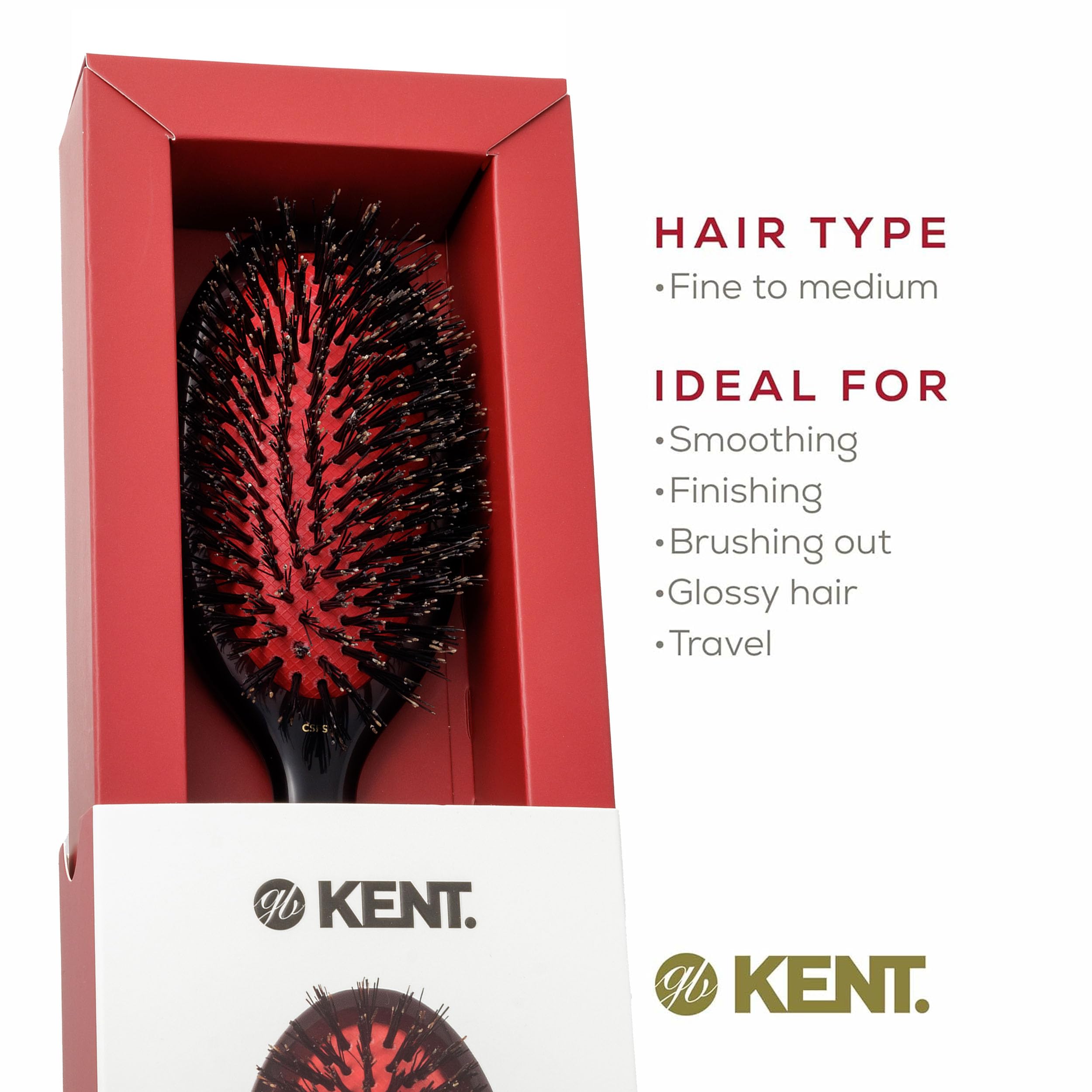 Compact design ideal for short to shoulder-length thick hair with Kent CSFS