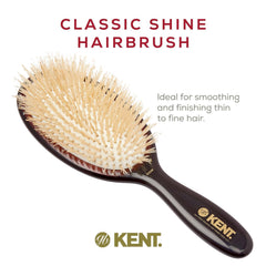 Detangling mid-length hair with Kent CSGM for comfortable daily grooming
