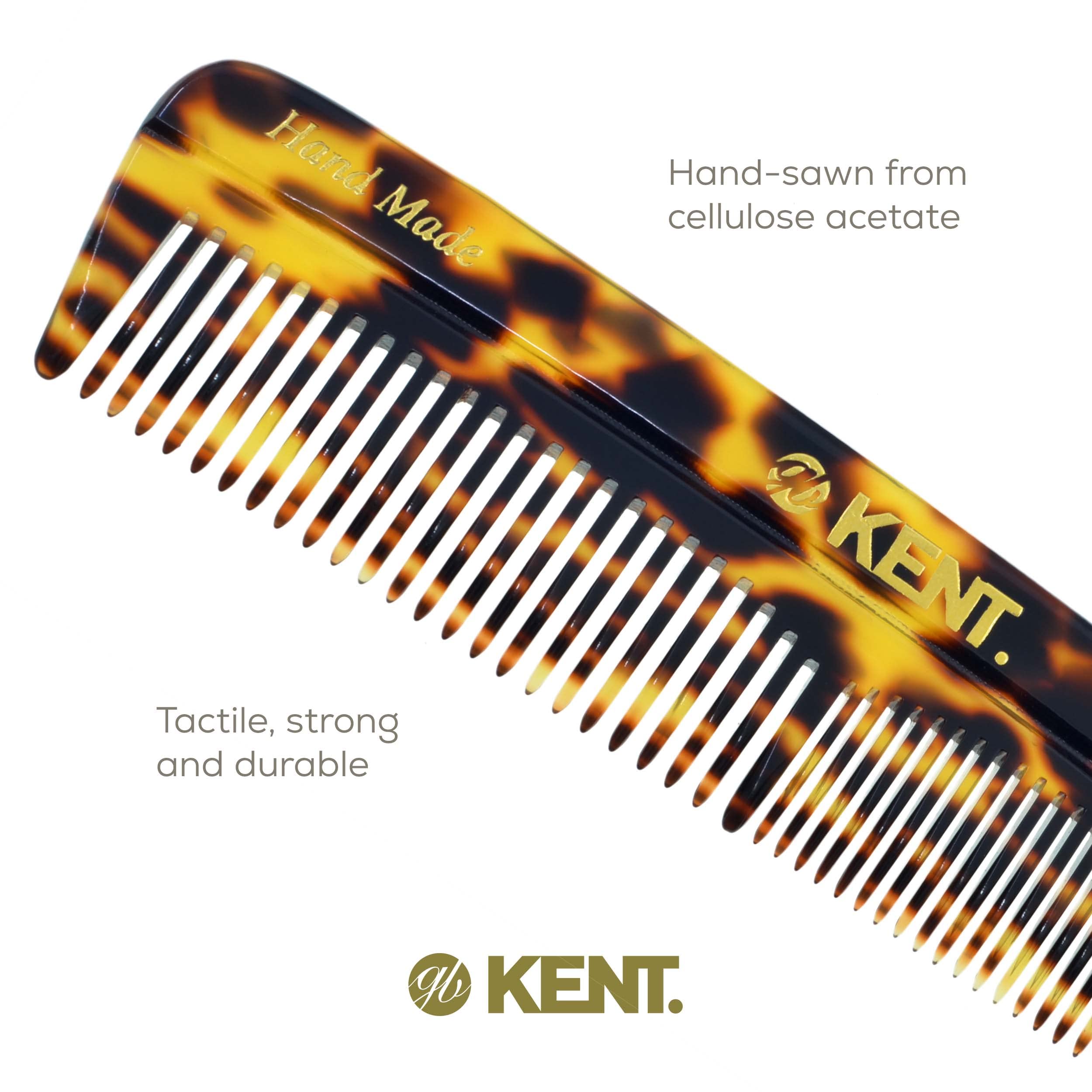 Kent hair comb pocket Tokyo compact size fits easily in a bag.