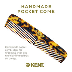 Kent hair comb pocket Tokyo wide teeth detangles knots gently.