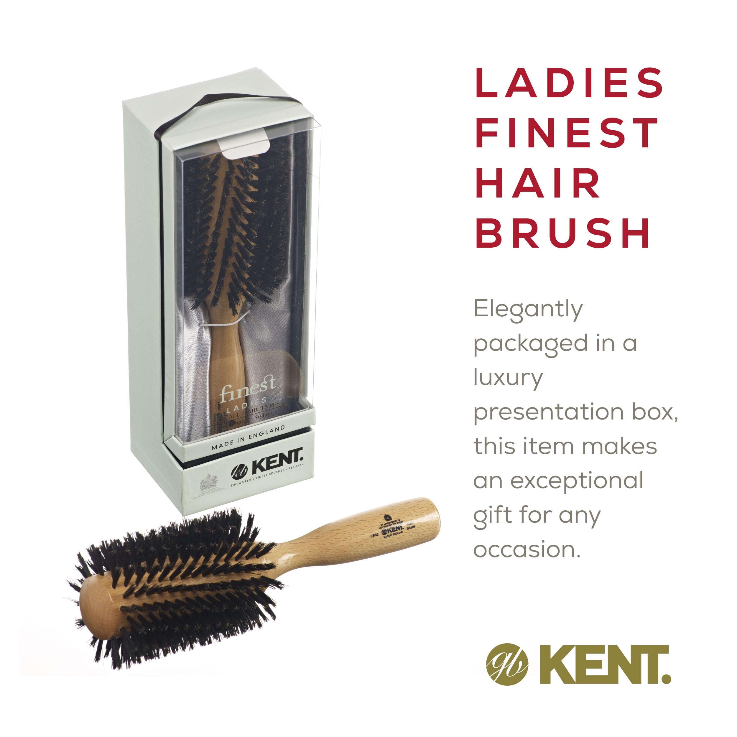 Kent LBR3 ergonomic palm fit for comfortable daily grooming