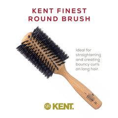 Kent LBR3 long hair brush designed for even bristle glide