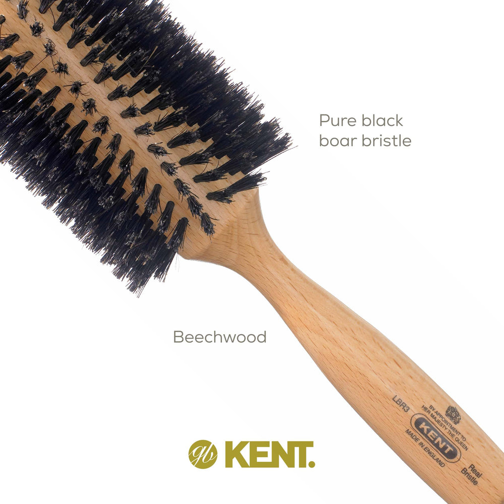 Kent LBR3 oil distribution brush spreads natural scalp oils evenly