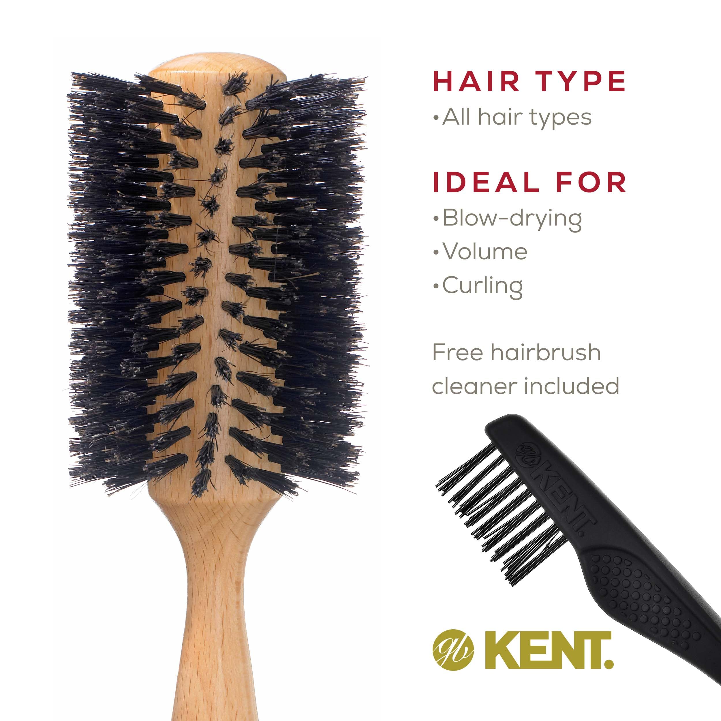 Kent LBR3 salon style spiral design for professional blowouts