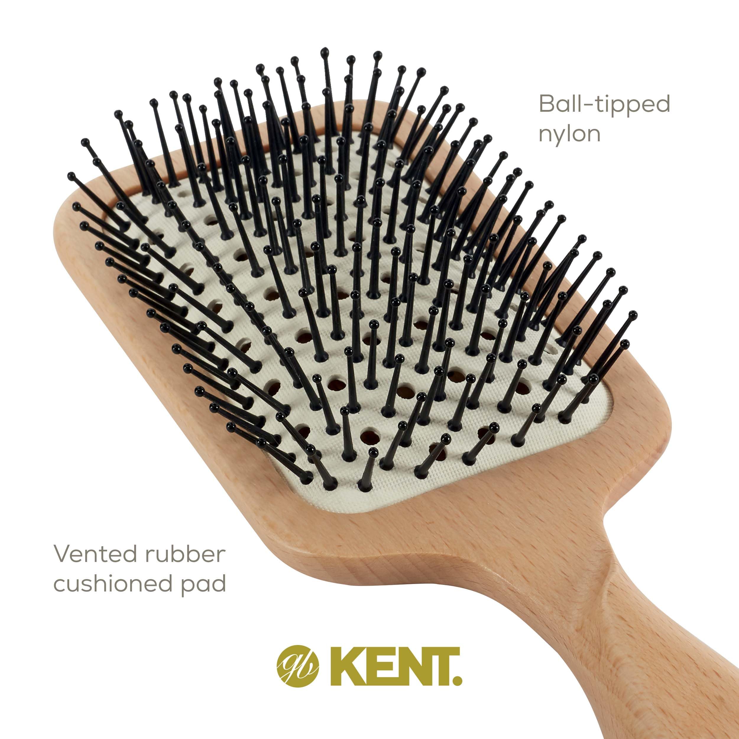 Vented design accelerates blow-drying for soft, bouncy curls.