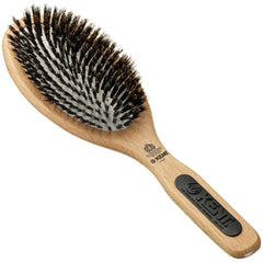Kent PF07 extra large boar bristle brush for gentle detangling and oil distribution.