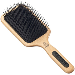 Kent PF17 cushion paddle brush head close-up with air-cushioned bristles for gentle detangling