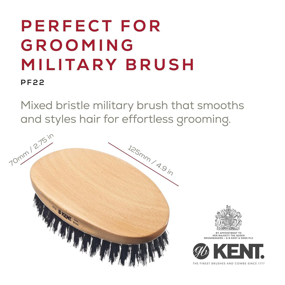 Kent pocket beard comb for quick on-the-go grooming and detangling.