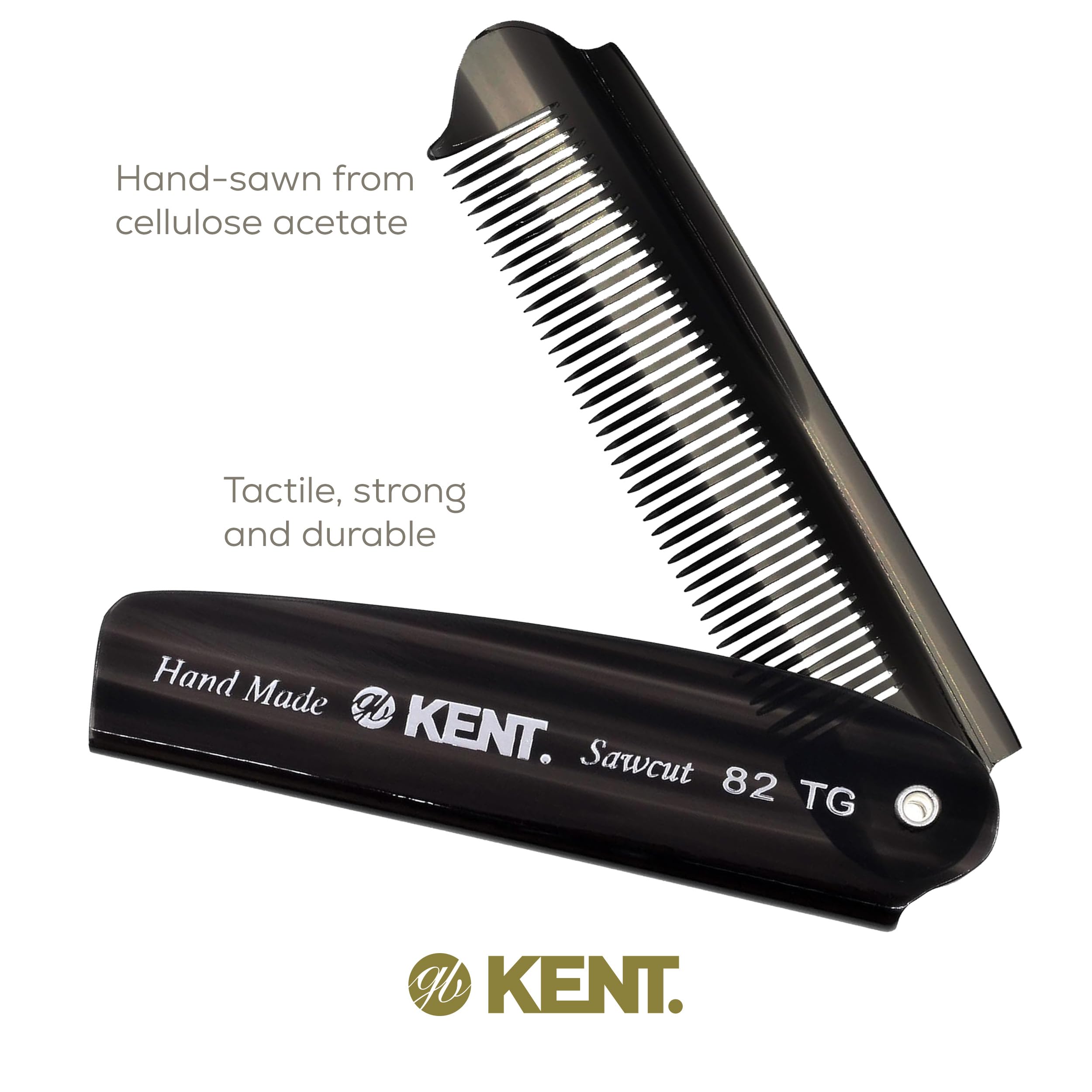 Kent pocket-grooming tool ideal for quick beard or hair touch-ups
