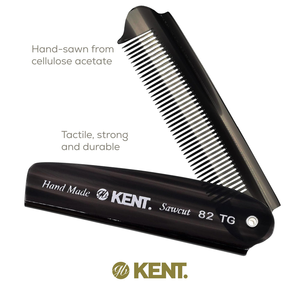Kent pocket-grooming tool ideal for quick beard or hair touch-ups