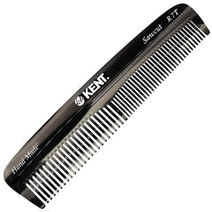 Kent R7T double-tooth comb close-up of teeth for smooth detangling.