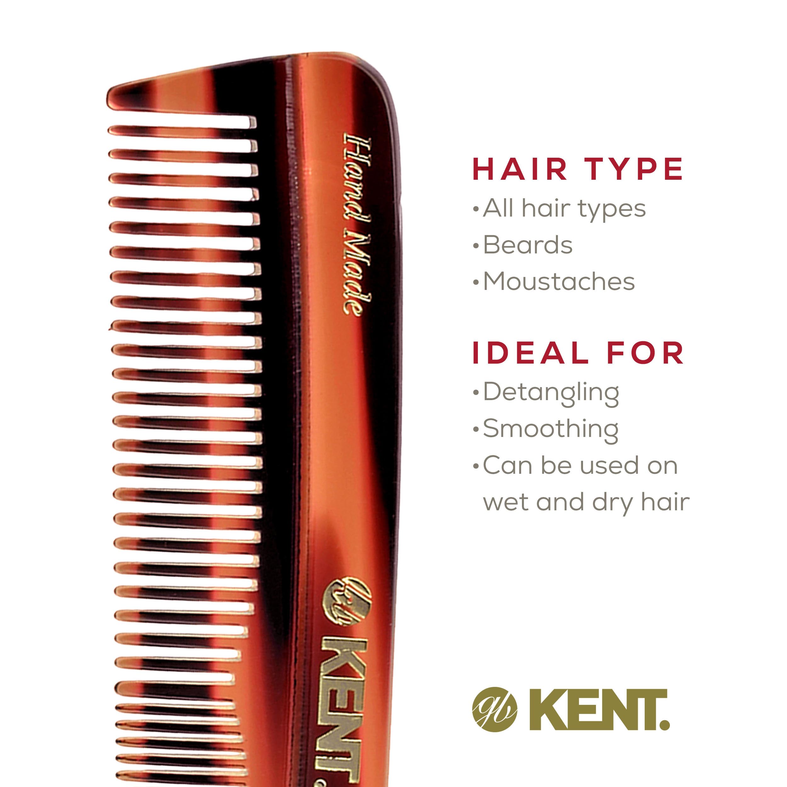 Kent R7T travel-friendly pocket size for on-the-go grooming.