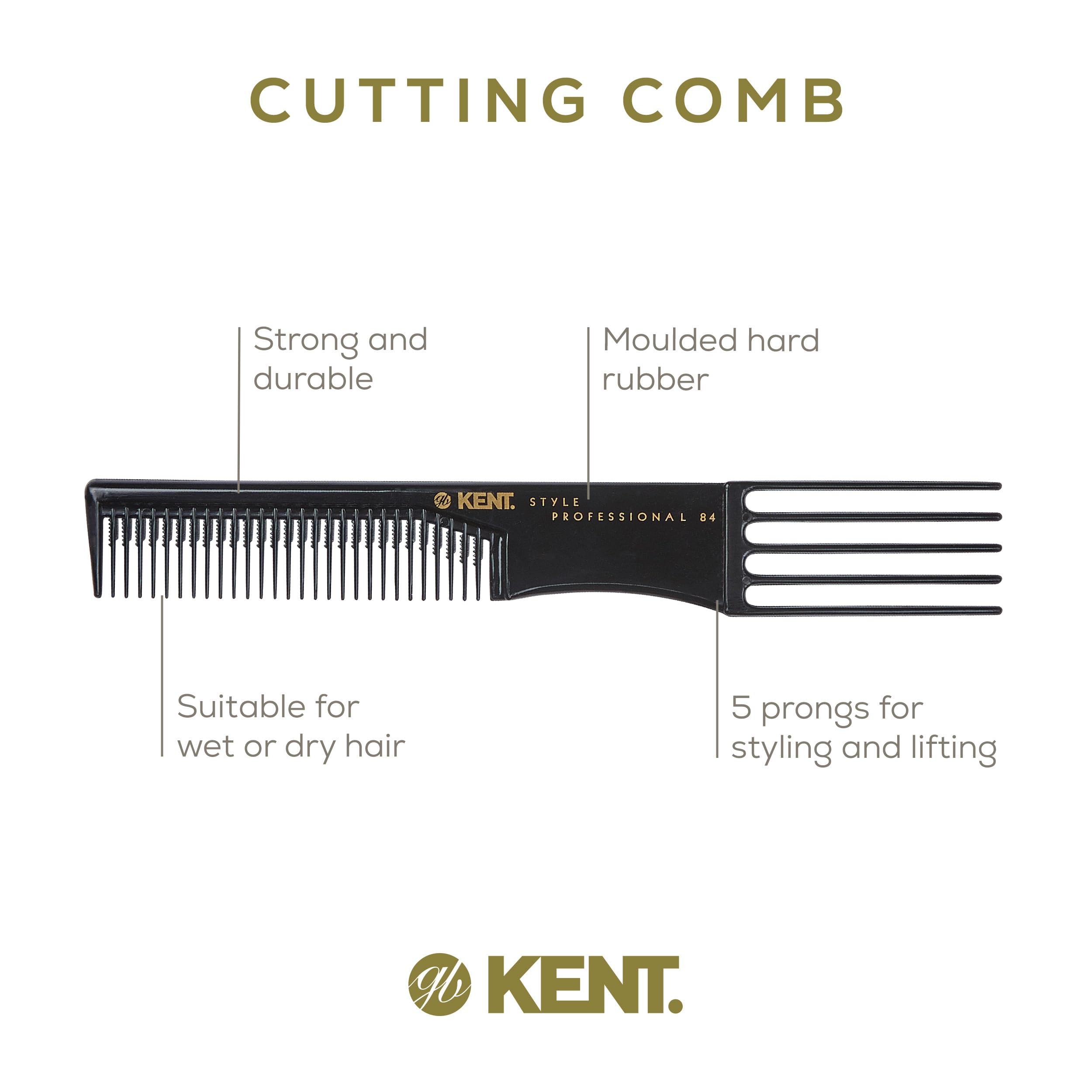 Kent SPC84 rubberized antistatic finish reduces static and friction.