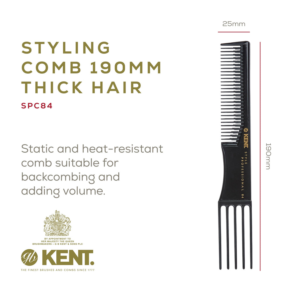 Kent SPC84 ergonomic handle for comfortable daily styling.