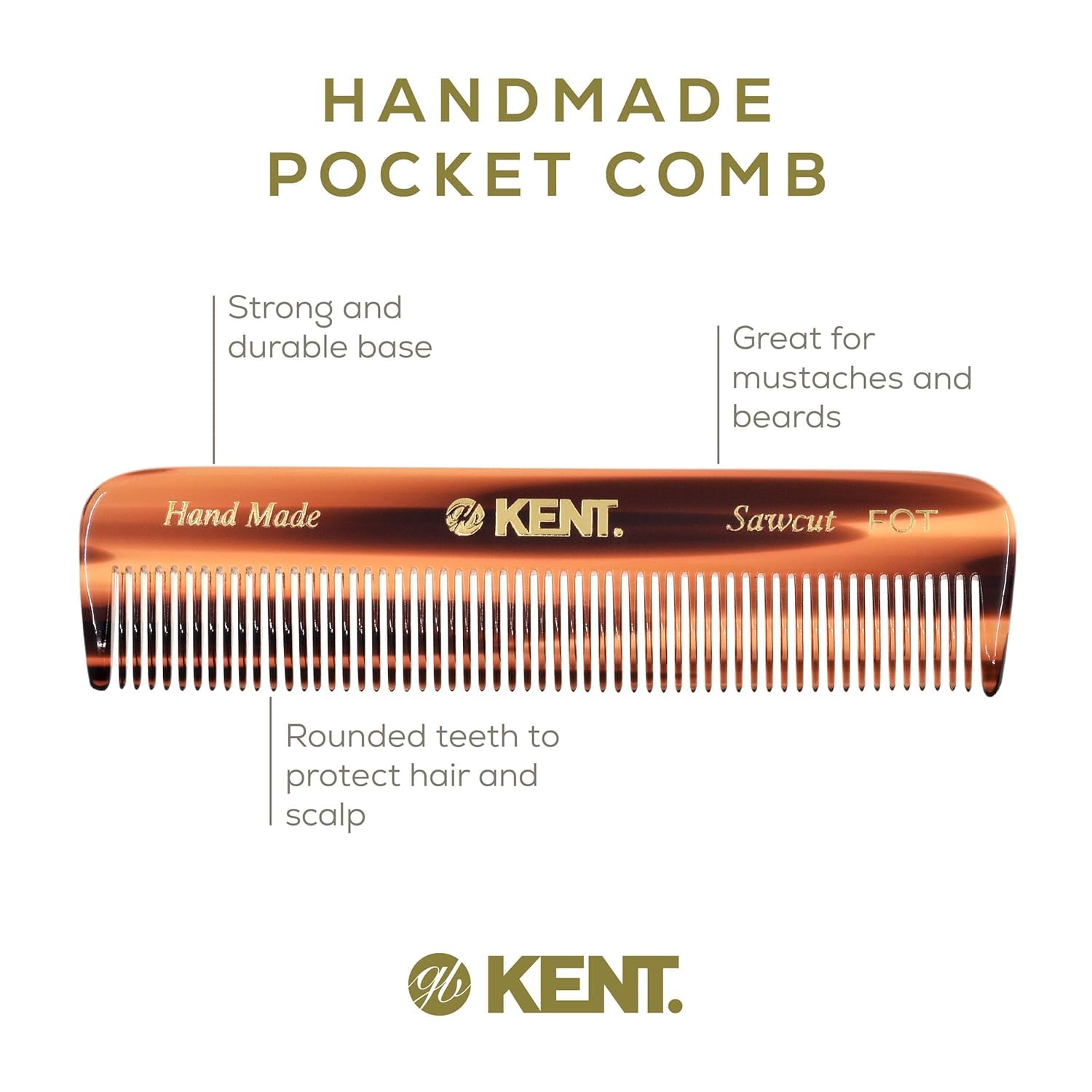 Kent travel grooming kit designed for easy beard care anywhere.
