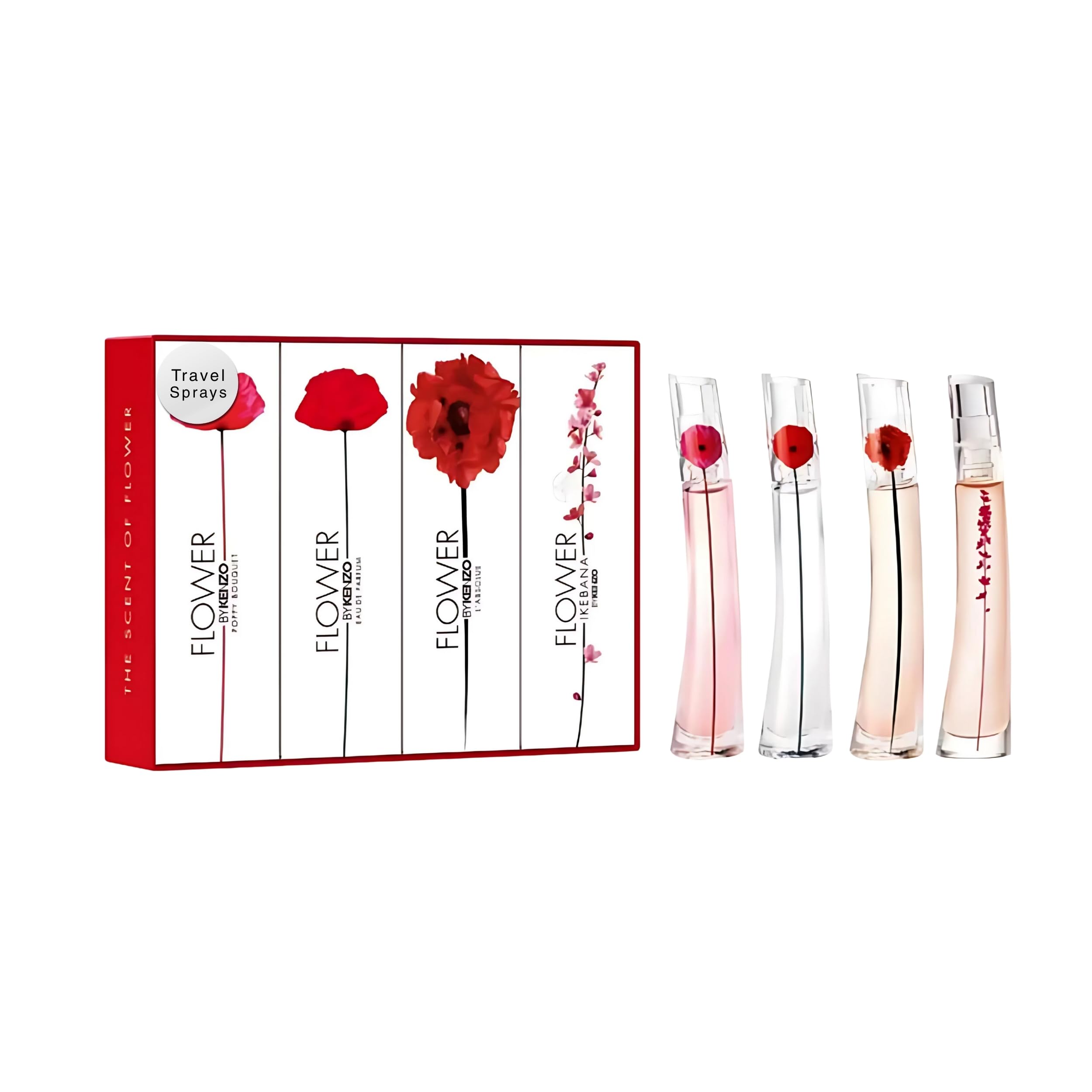 Kenzo Flower Poppy Bouquet mini spray, compact travel scent for on-the-go wear.