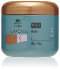 KeraCare Dry and Itchy Glossifier bottle for soothing scalp relief.