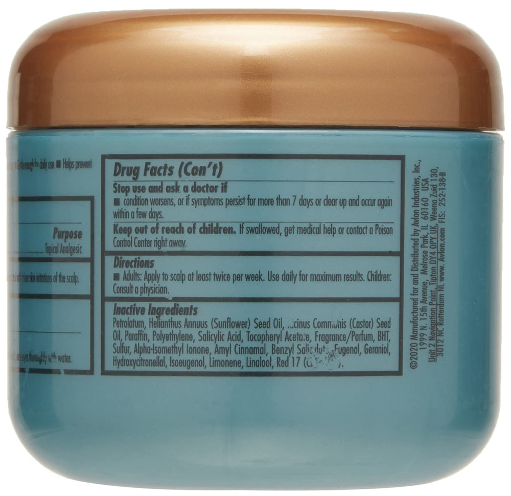 KeraCare glossifier being applied to scalp by hands for daily use.