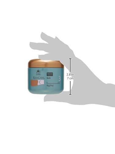 KeraCare glossifier on scalp close up highlighting soothing effect for itchy days.