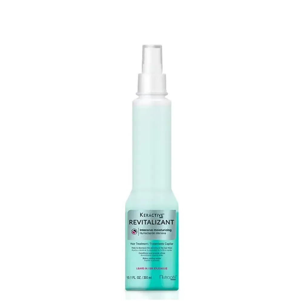 Keractive Nutrapel Revitalizant two-phase humectation provides instant moisture for smoother styling