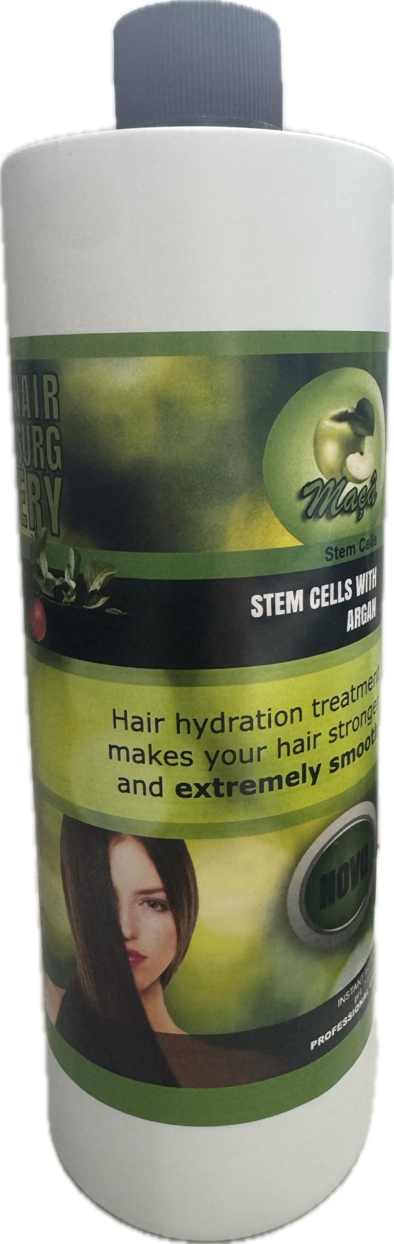 Product application scene showing smooth texture and easy styling.