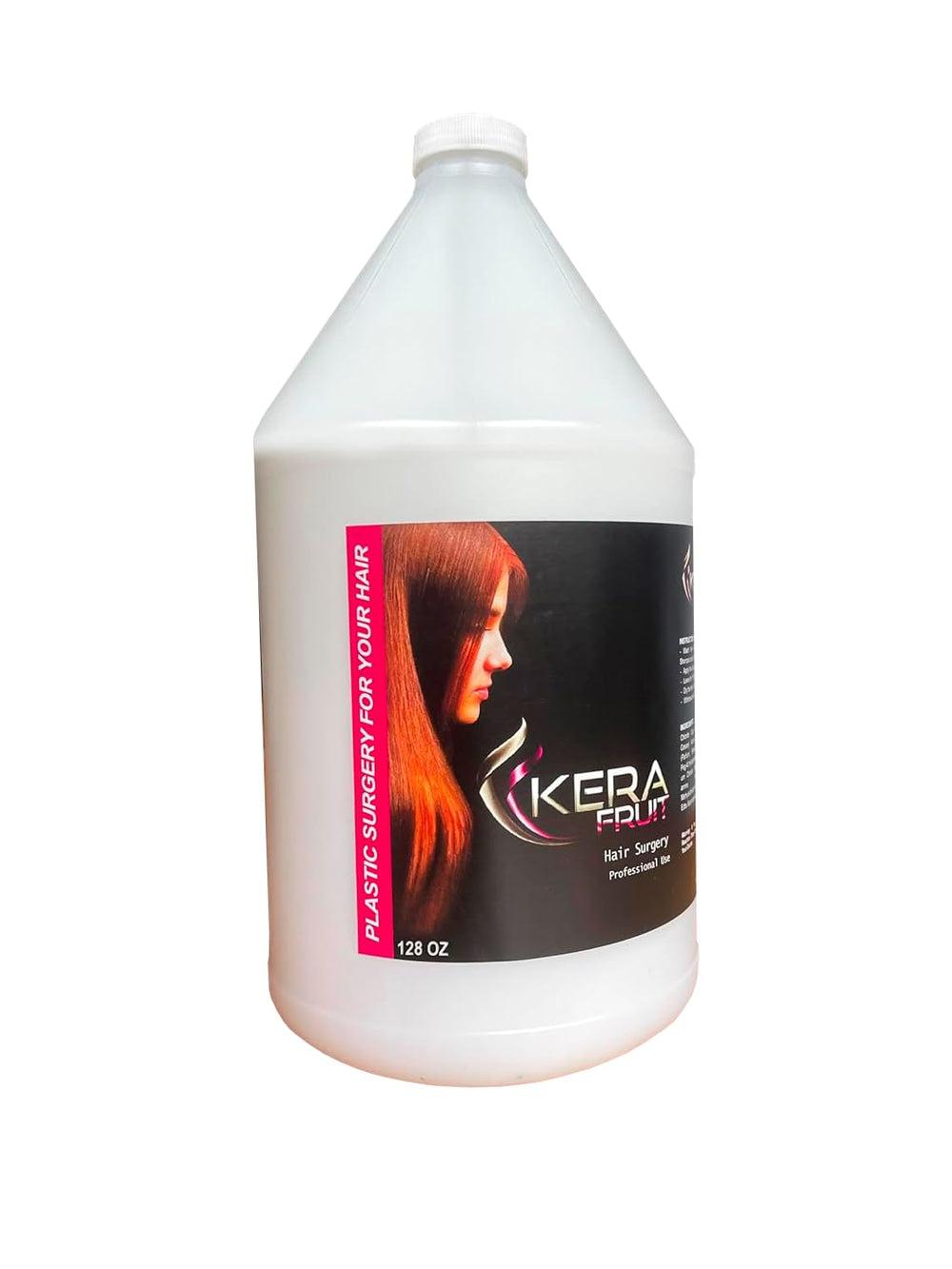 KERA FRUIT hair treatment 1gal bottle highlights large size for long-lasting frizz control