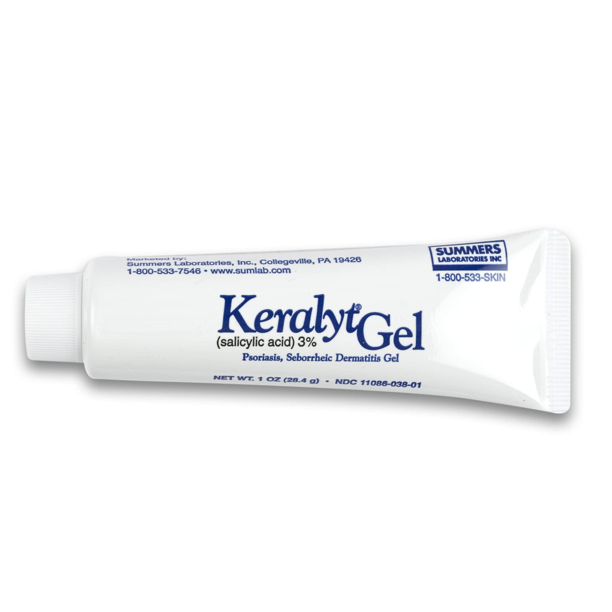 Keralyt 3% salicylic acid gel bottle ready for targeted exfoliation