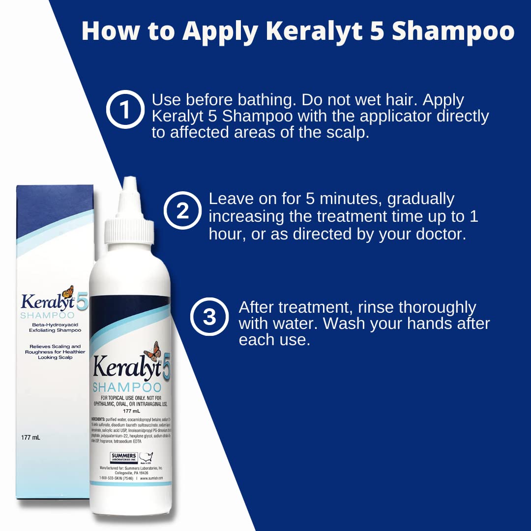 Keralyt 5 scalp massage scene illustrates gentle exfoliation during wash