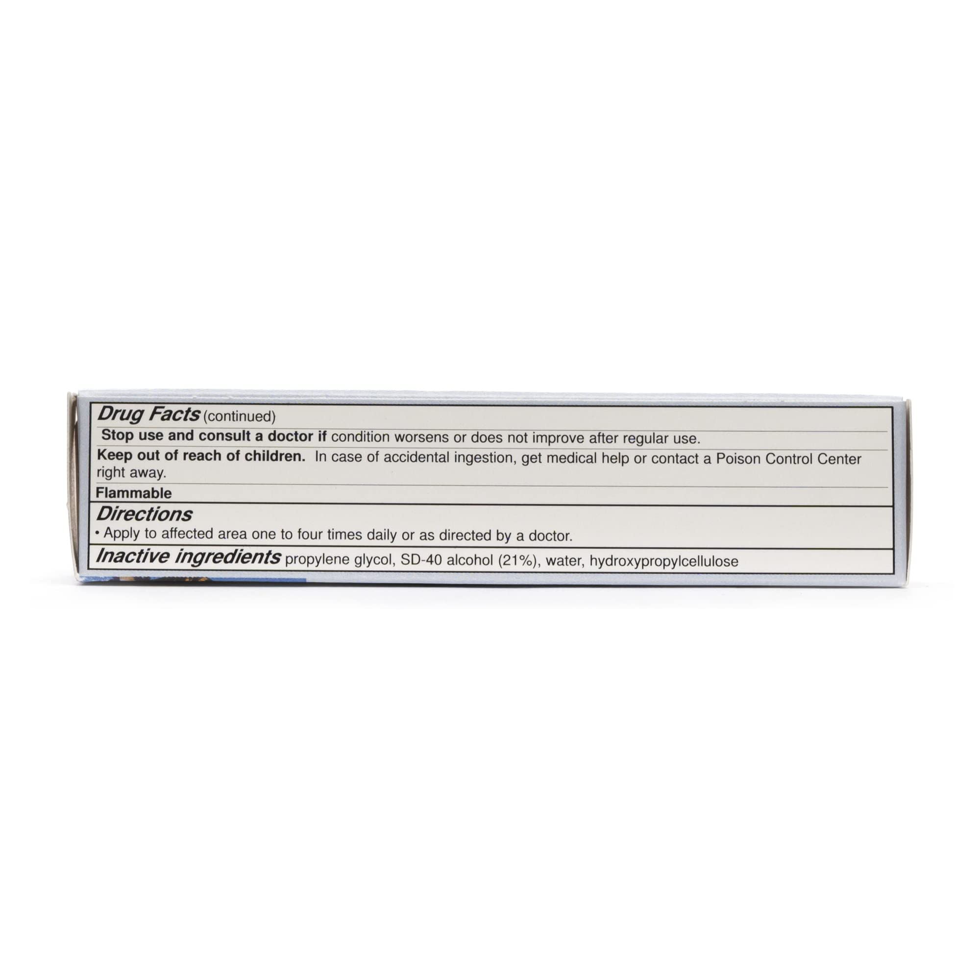 Daily-use scenario showing small-area treatment with Keralyt gel