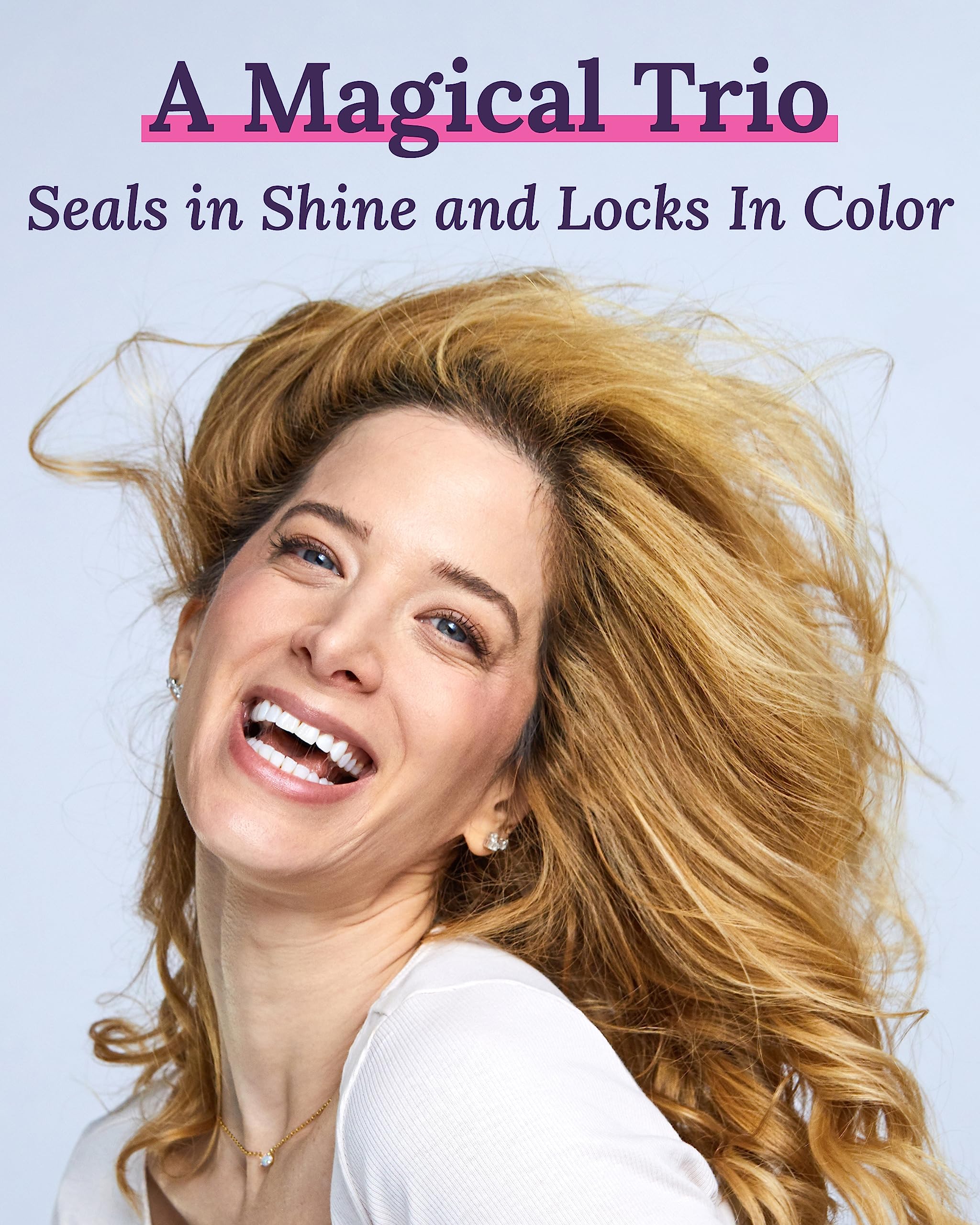 Keranique color-treated conditioner tube demonstrating color retention and softness.