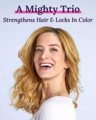 Keranique color treated conditioner tube aiding detangling and color protection