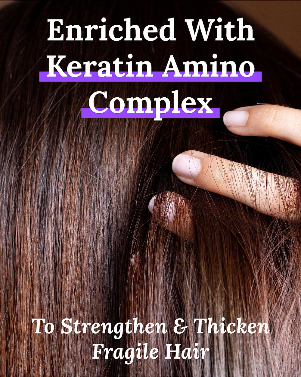 Keranique dense hair look suggesting added volume