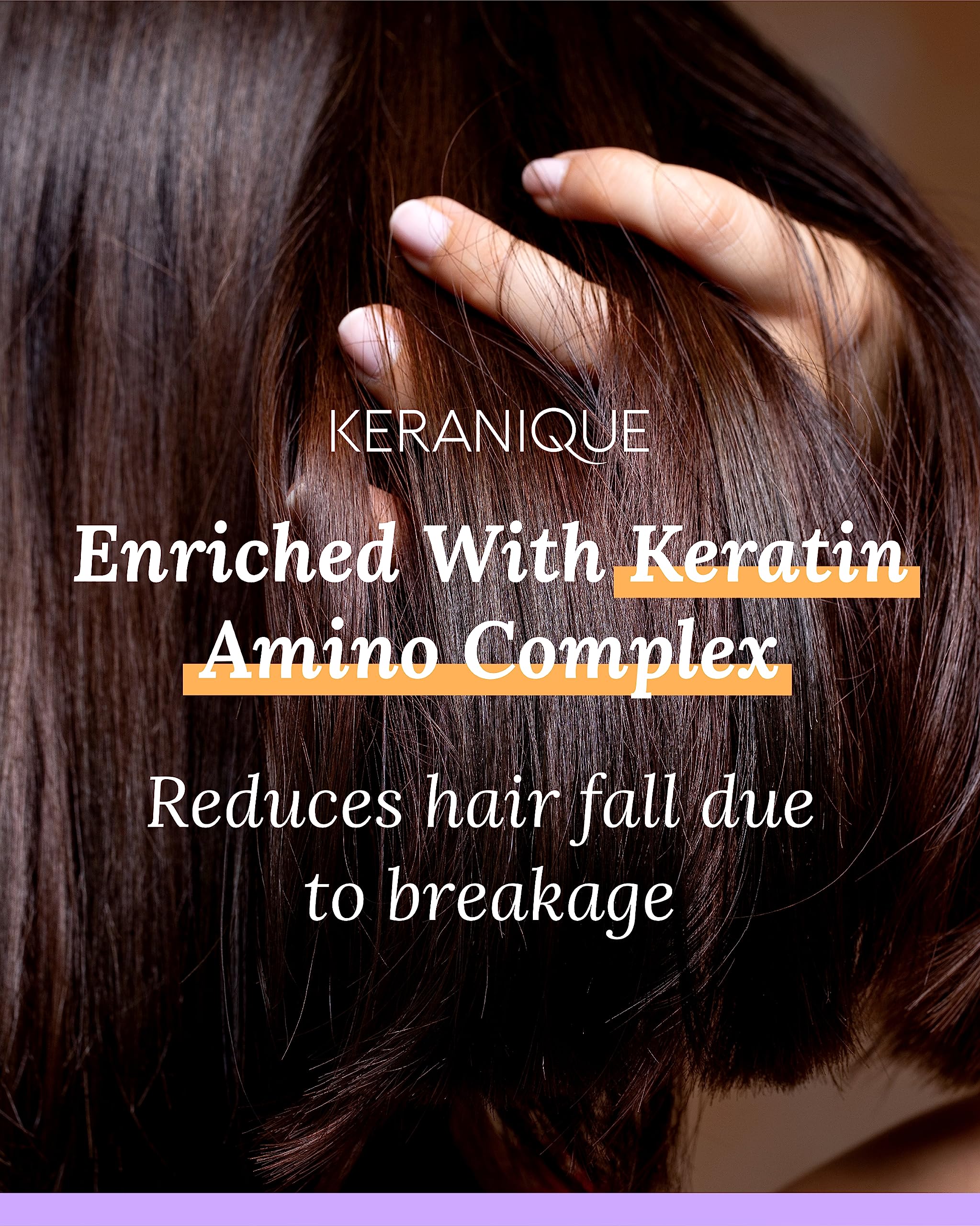 Keranique hair volume before and after shows visible fullness.