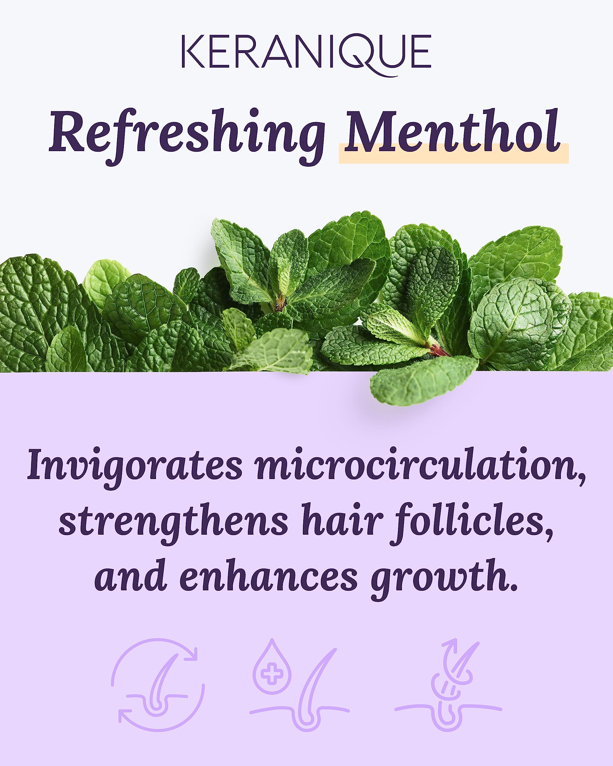 Keranique helps hair look healthy and manageable with keratin benefits.