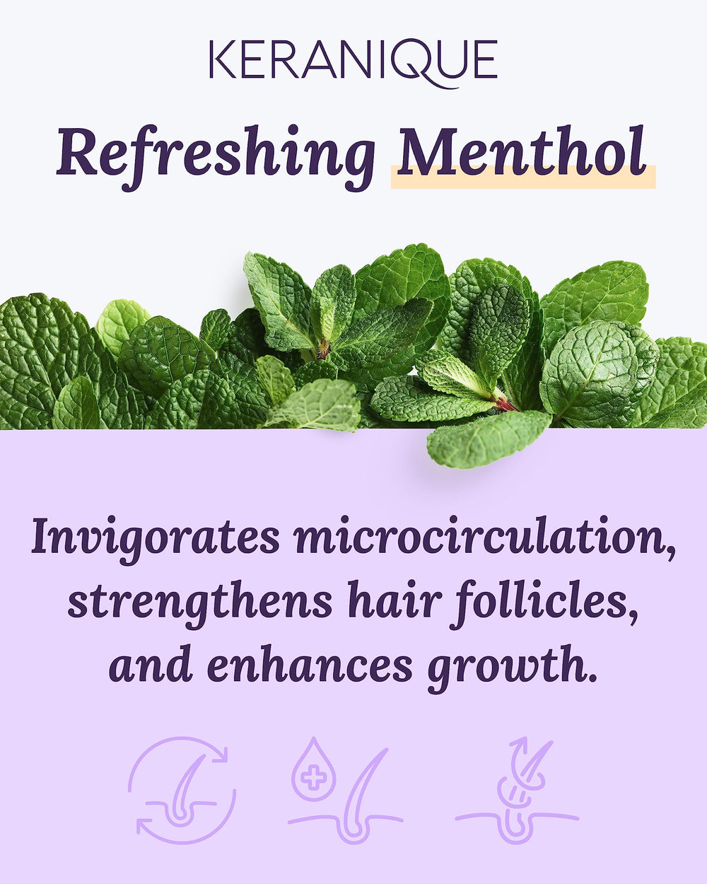 Keranique helps hair look healthy and manageable with keratin benefits.