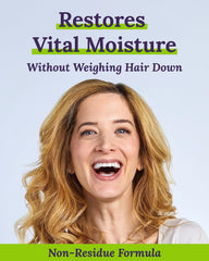 Keranique keratin amino complex label closeup highlighting strengthening technology.