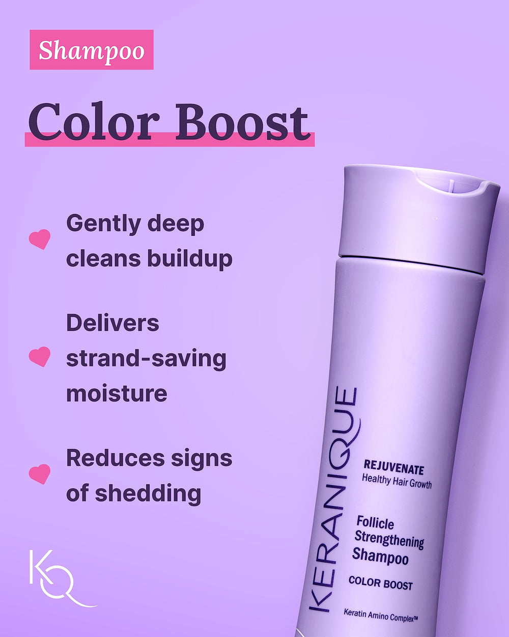 Keranique Lift & Repair Spray mist for styling and volume.